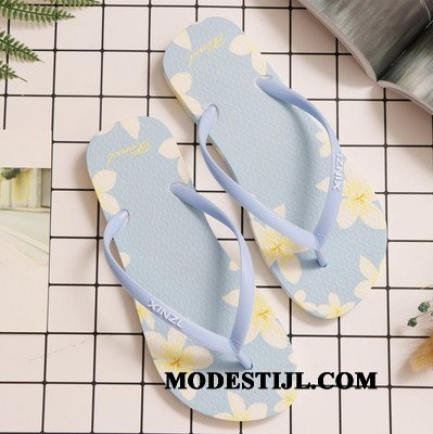 Dames Flip Flops Sale Vrouw Strand Plateauzool Schoenen Antislip Zomer Zandkleur Geel