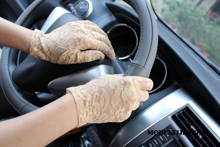 Dames Handschoenen Aanbiedingen Vrouwen Trend Tas Kant Zomer Wit