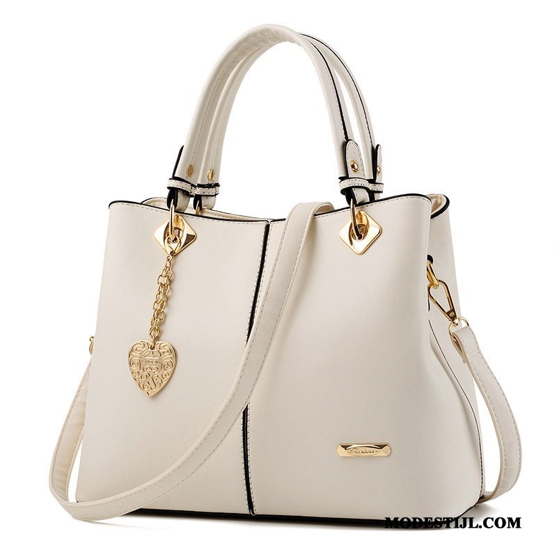 Dames Handtas Kopen Messenger Tas 2019 Elegante Vrouwen Nieuw Wit Beige