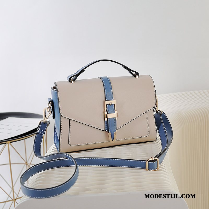 Dames Handtas Sale Messenger Tas Eenvoudig Mode Alle Wedstrijden Zomer Blauw