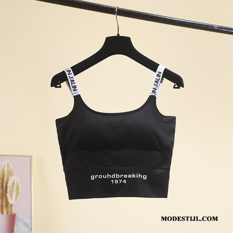 Dames Hemdje Kopen Jasje Bovenkleding Sport Bretels Leggings Groen