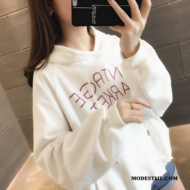 Dames Hoodies Sale Mini Losse 2019 Vers Pullover Zwart