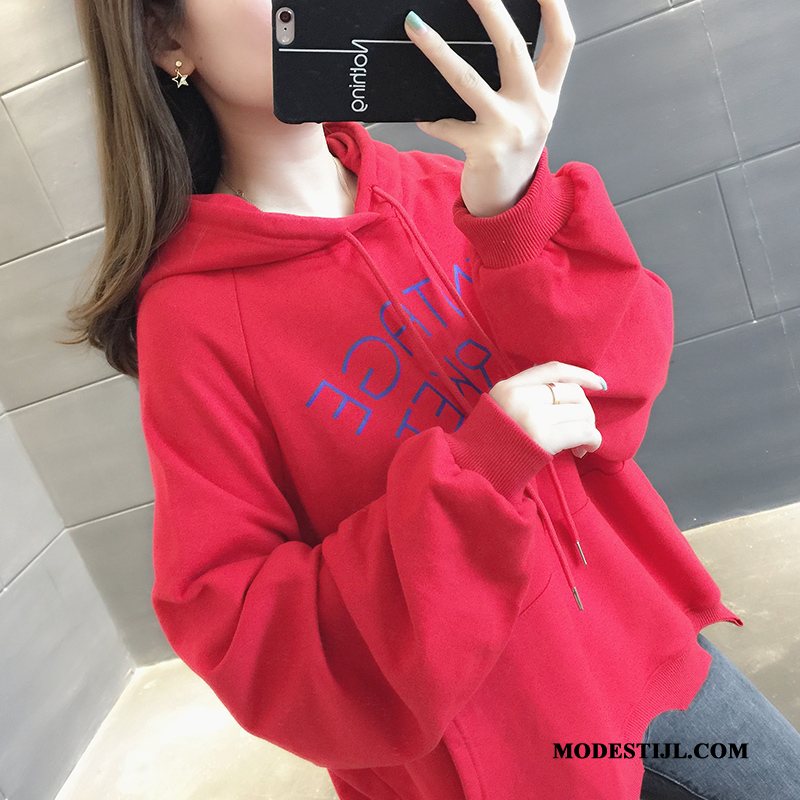 Dames Hoodies Sale Mini Losse 2019 Vers Pullover Zwart