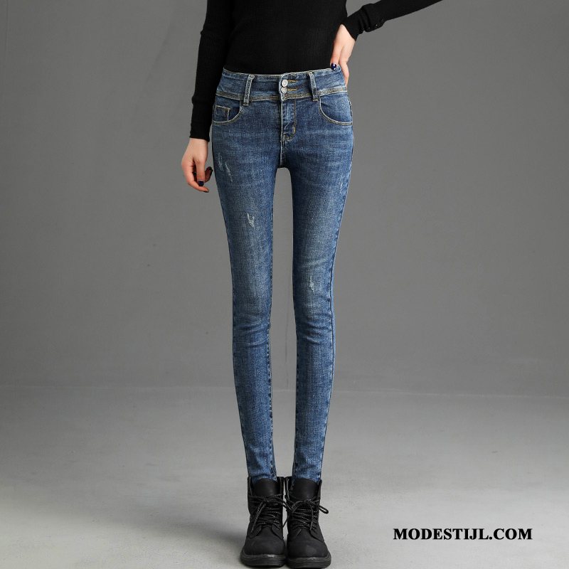 Dames Jeans Kopen Nieuw Spijkerbroek Jeans Potlood Broek Skinny 2019 Zwart