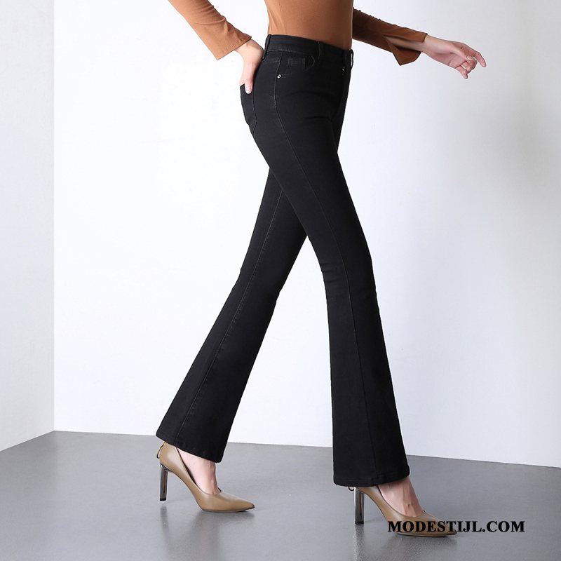 Dames Jeans Online Losse Nieuw Rechtdoor Vrouwen Flare Broek Lichtblauw