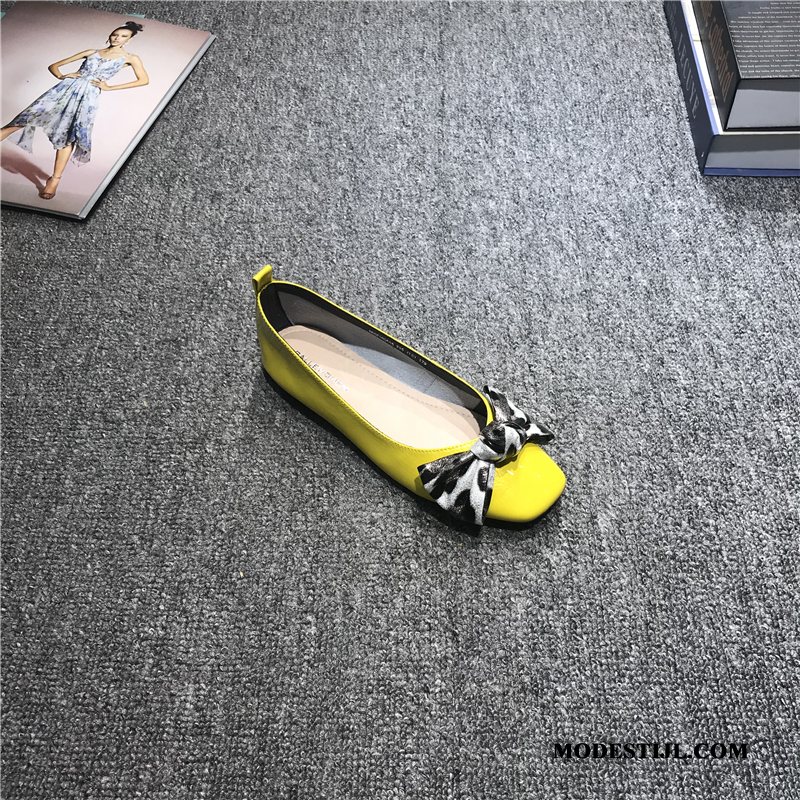 Dames Mocassins Goedkoop Pumps Herfst Bootschoenen Plat Europa Zwart Licht