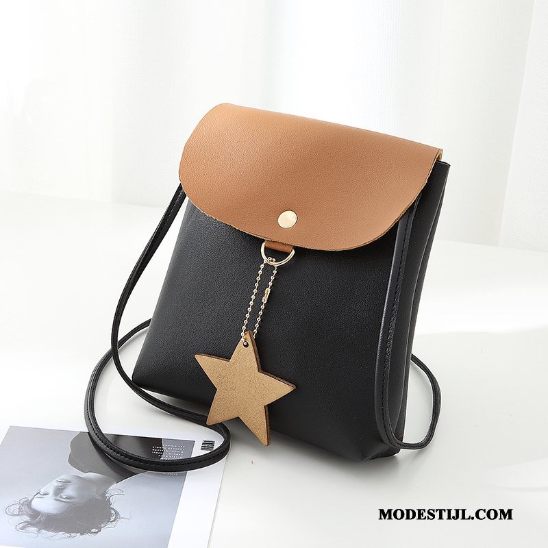 Dames Schoudertas Sale Handtas Mini Mode Messenger Tas Alle Wedstrijden Zwart