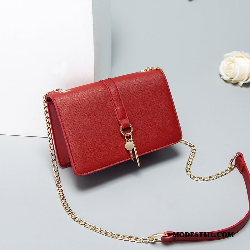 Dames Schoudertas Sale Messenger Tas Nieuw Mini Ketting Trend Grijs