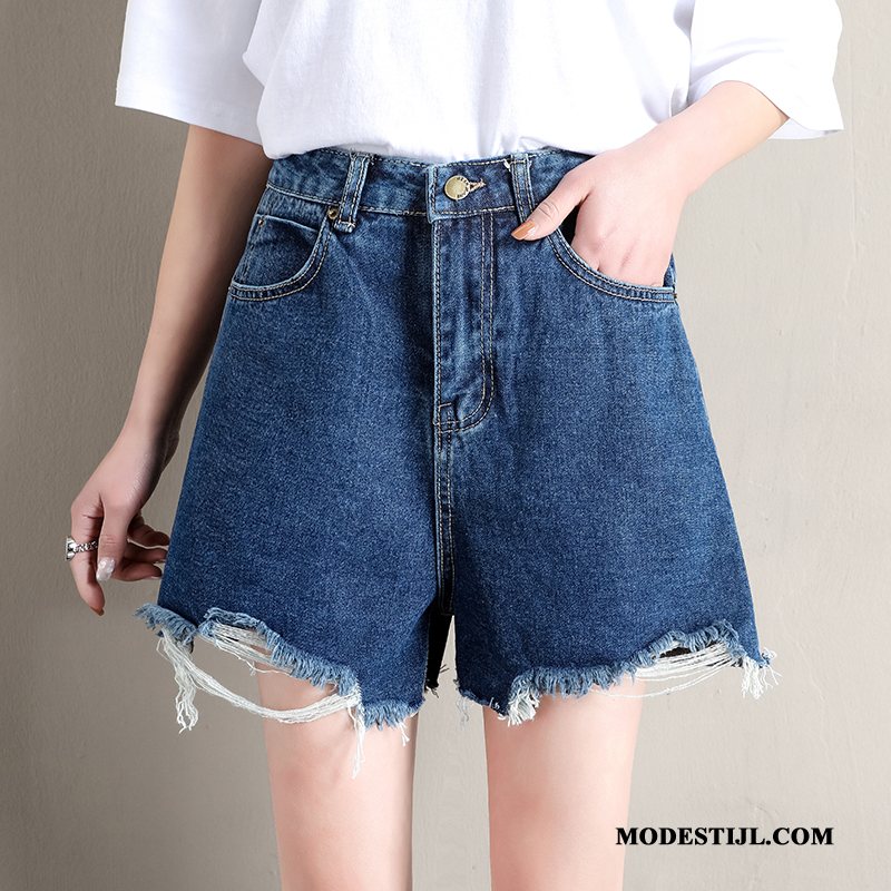 Dames Shorts Online Korte Broek Vrouwen Trend Hete Broek Denim Lichtblauw