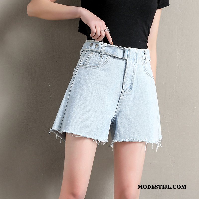 Dames Shorts Online Korte Broek Vrouwen Trend Hete Broek Denim Lichtblauw