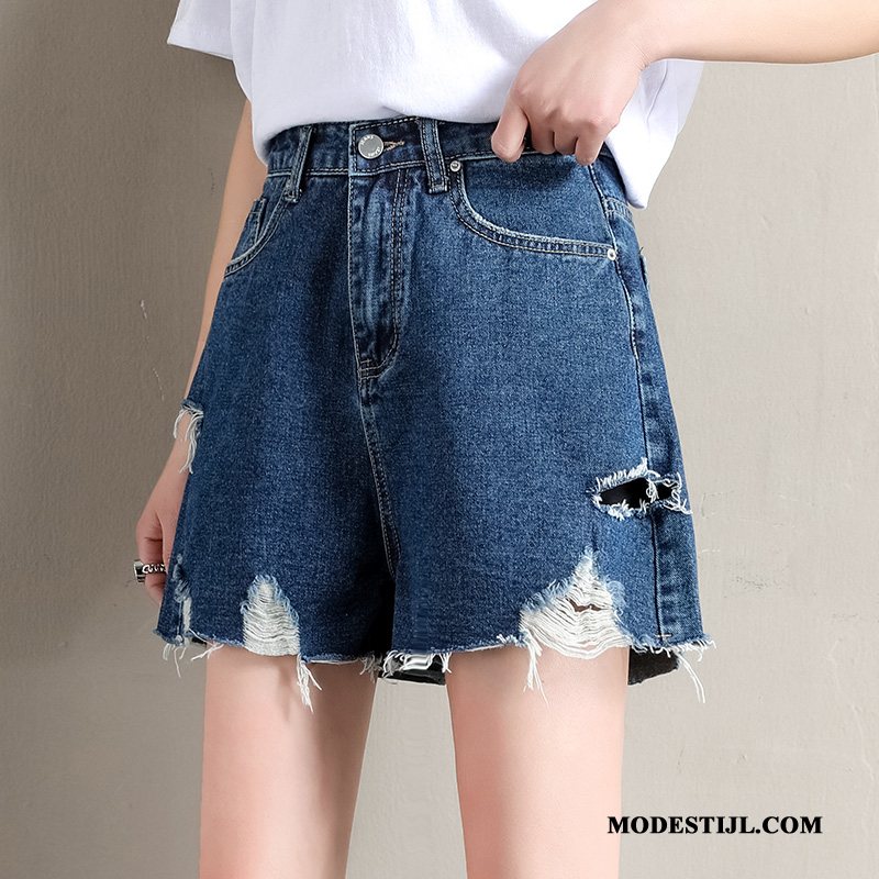 Dames Shorts Online Korte Broek Vrouwen Trend Hete Broek Denim Lichtblauw