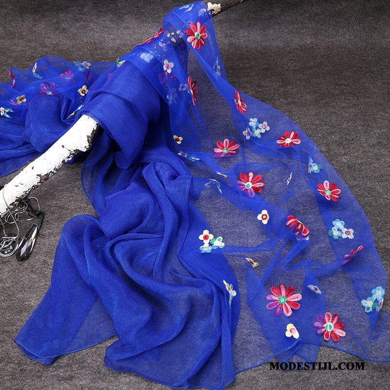 Dames Sjaals Sale Dual Gebruik Voorjaar Zomer Super Alle Wedstrijden Zandkleur Zwart