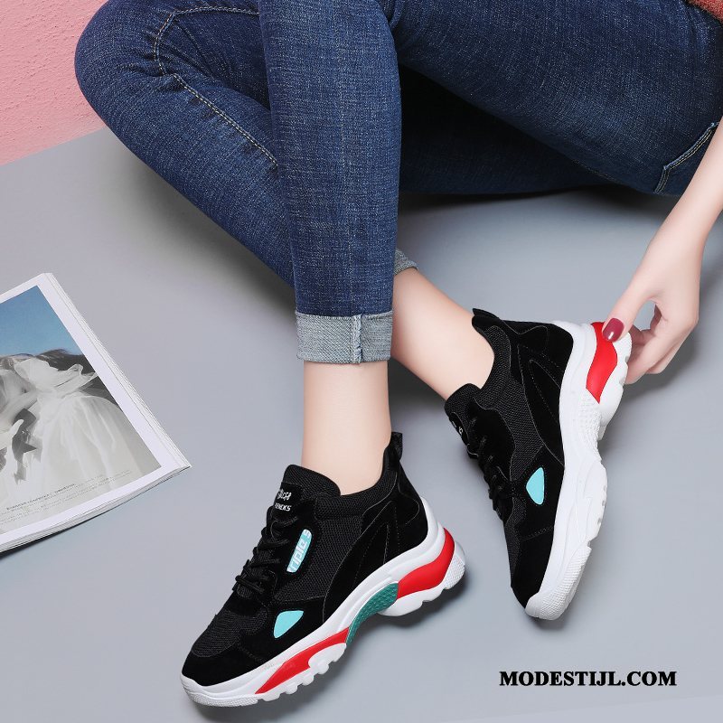 Dames Sportschoenen Kopen Trend Super 2019 Casual Vrouwen Rood Zwart