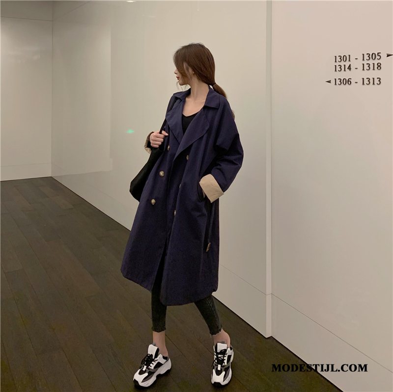 Dames Trenchcoat Kopen Kant Losse Vrouwen Jas Casual Kaki