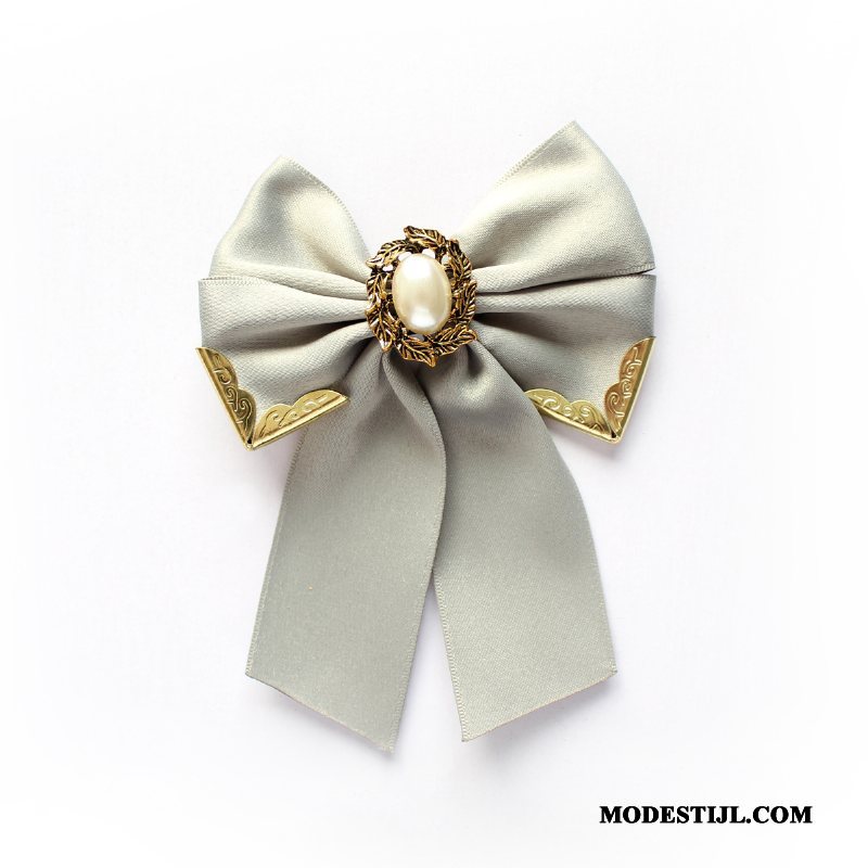 Dames Vlinderdas Online Accessoires Vintage Vrouwen Broche Kerstmis Rood