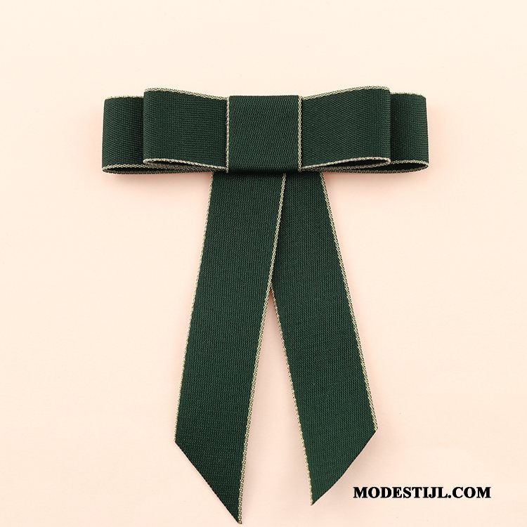 Dames Vlinderdas Online Vrouwen Decoratie Elegante Mini Student Groen