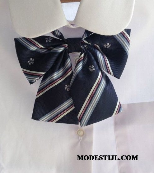 Dames Vlinderdas Sale Overhemd Uniformen Vrouwen Schooluniform Roze