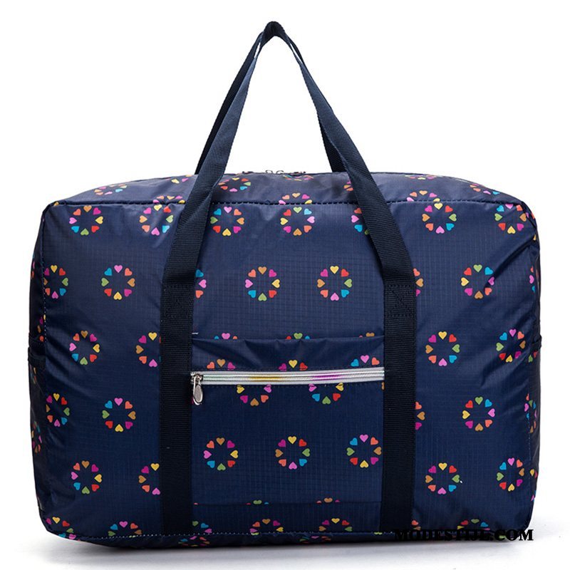 Dames Wandelrugzak Winkel Portable Waterdicht Handtas Grote Capaciteit Reizen Blauw