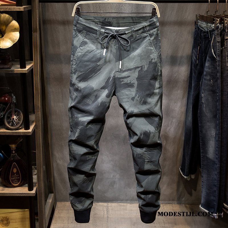 Heren Broeken Kopen Mannen Trend Casual Broek Nieuw 2019 Camouflage Zwart