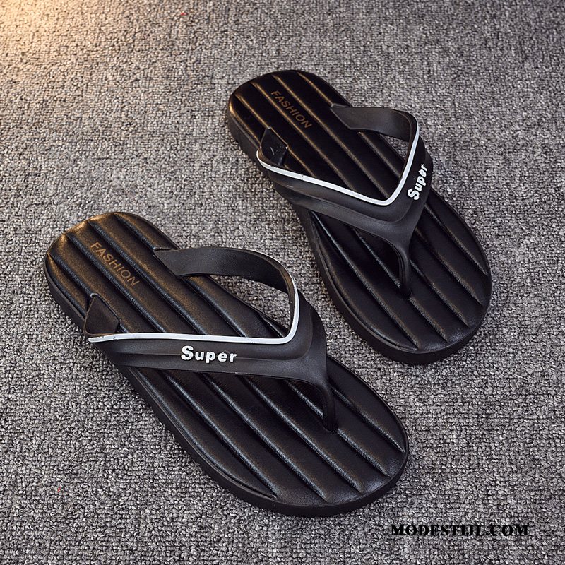 Heren Flip Flops Goedkoop Pantoffels Slipper Antislip Bovenkleding Mannen Zandkleur Grijs