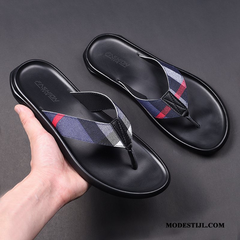 Heren Flip Flops Kopen Antislip Pantoffels Trend 2019 Slipper Kaki Zandkleur