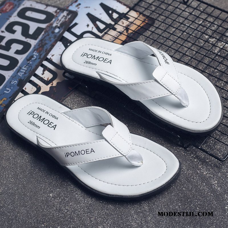 Heren Flip Flops Korting Slipper Trends Bovenkleding Antislip Mannen Zandkleur Bruine