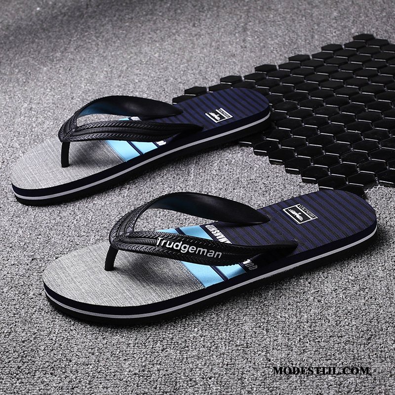 Heren Flip Flops Online Mode Persoonlijk Zomer Slipper Bovenkleding Grijs