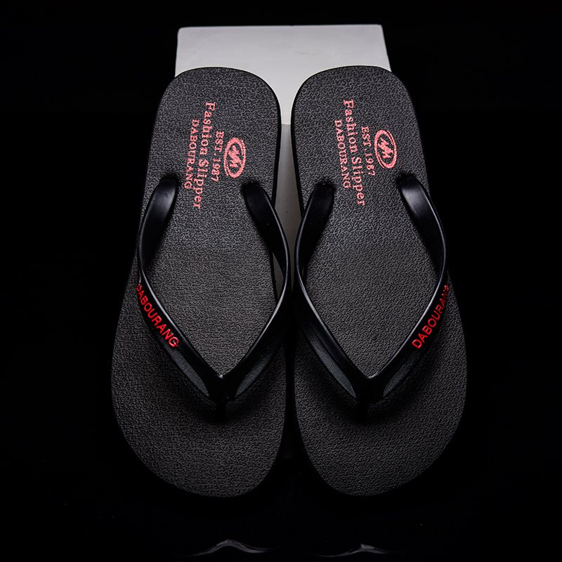 Heren Flip Flops Online Outdoor Antislip Mode Zomer Pantoffels Zandkleur Groen