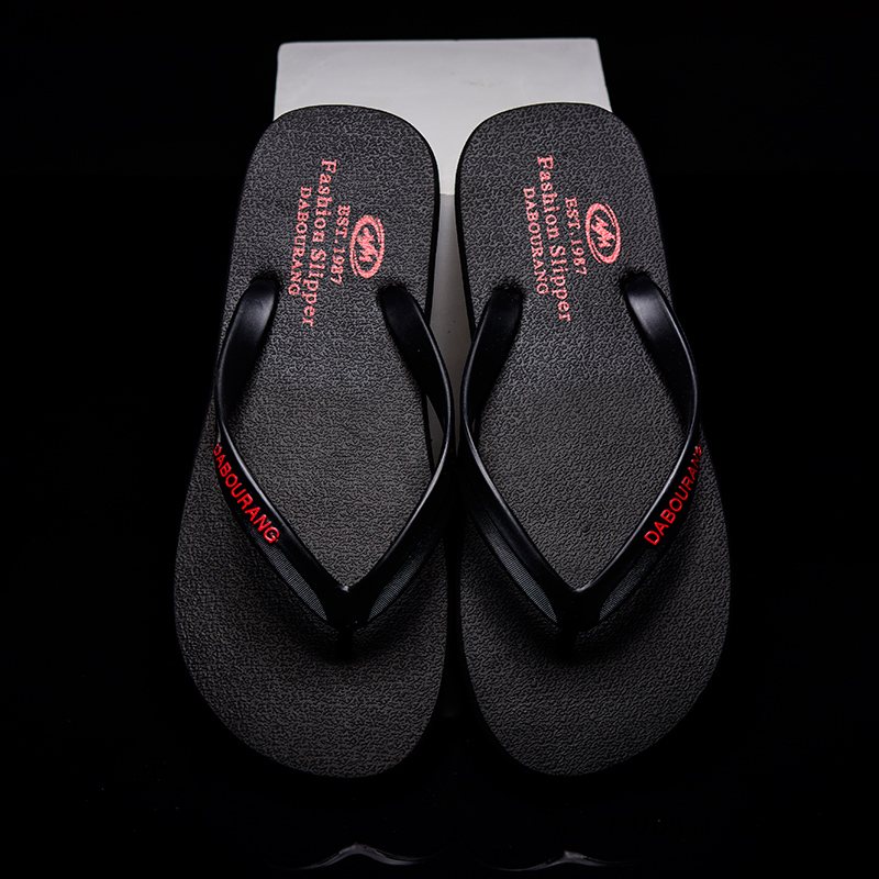 Heren Flip Flops Online Outdoor Antislip Mode Zomer Pantoffels Zandkleur Groen