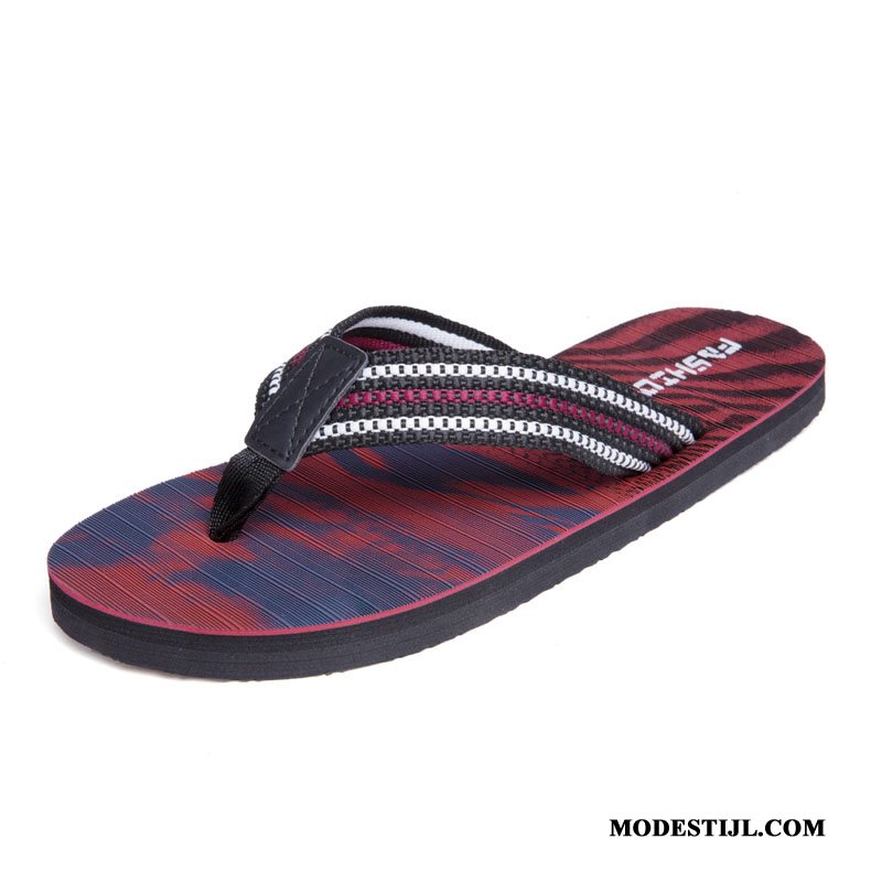 Heren Flip Flops Sale Antislip Pantoffels Persoonlijk Zomer Mannen Zandkleur Bruine