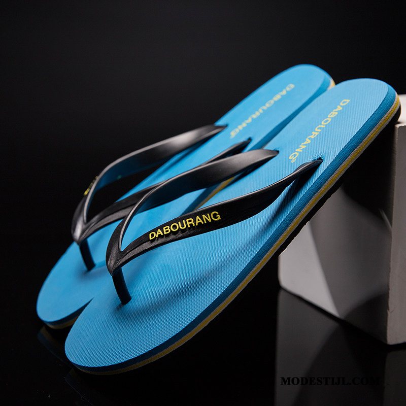 Heren Flip Flops Sale Bovenkleding 2019 Antislip Eenvoudige Mannen Zandkleur Rood