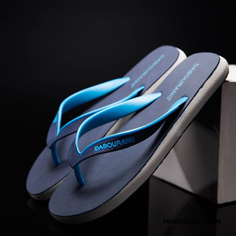 Heren Flip Flops Sale Bovenkleding 2019 Antislip Eenvoudige Mannen Zandkleur Rood