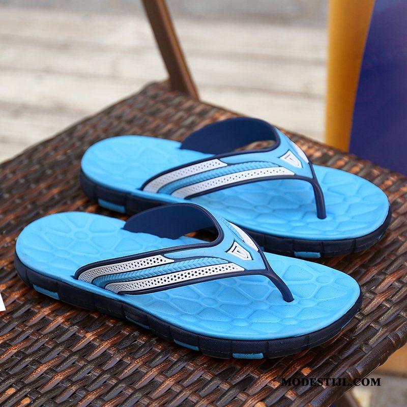 Heren Flip Flops Sale Slipper Pantoffels Slijtvastheid Massage Trend Blauw Zandkleur Groen