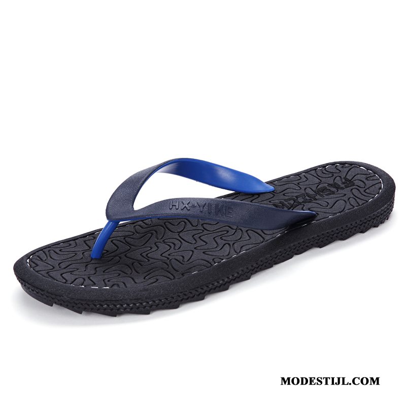 Heren Flip Flops Winkel Sandaal Slipper Trend Student Mannen Zandkleur Rood