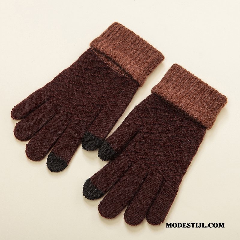Heren Handschoenen Goedkoop Herfst Winter Blijf Warm Schattig Eenvoudig Blauw