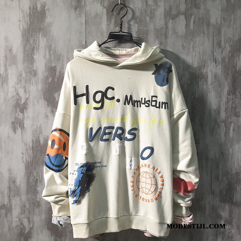 Heren Hoodies Kopen Nieuw Mannen Trenchcoat Herfst 2019 Grijs