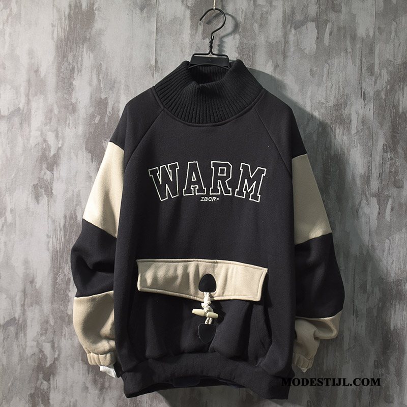 Heren Hoodies Kopen Winter Hip-hop Mannen Pullover Persoonlijk Bruine Donker