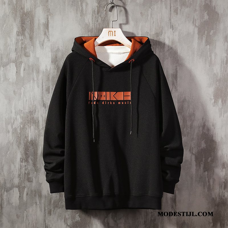 Heren Hoodies Korting Grote Maten Nieuw Casual Losse Voorjaar Wit