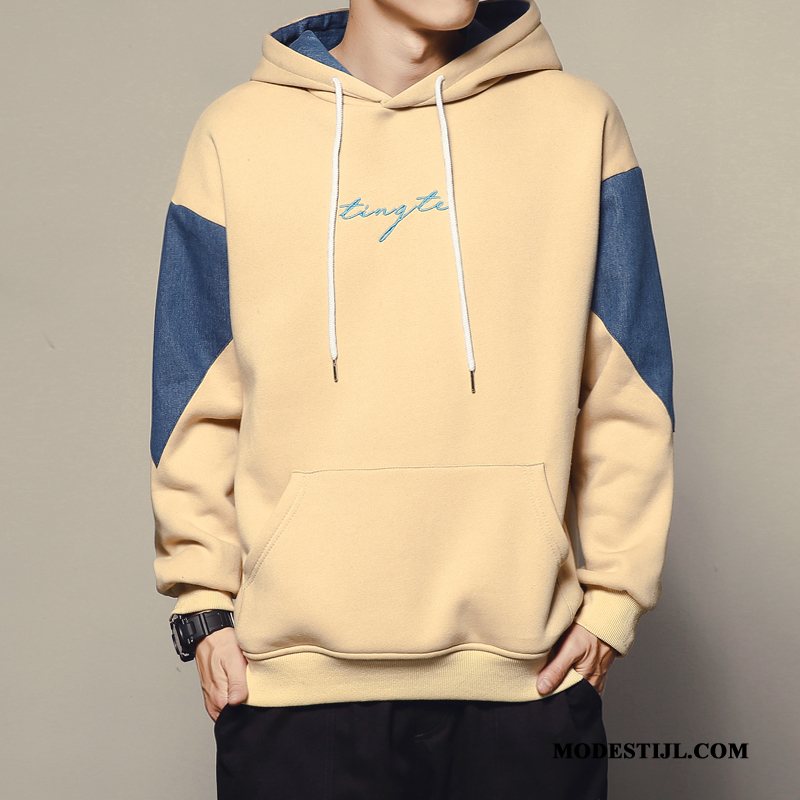 Heren Hoodies Online Trend Mannen Student Jasje Grote Maten Zwart