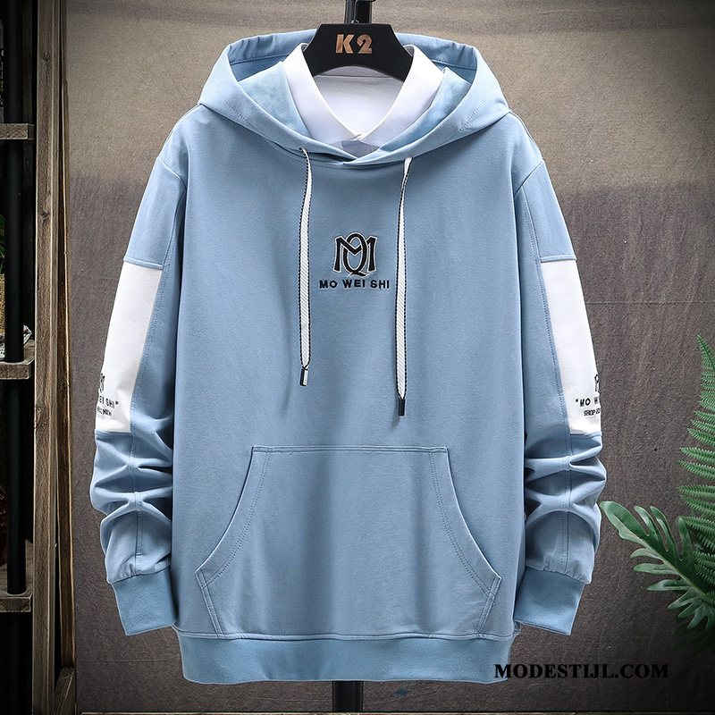 Heren Hoodies Sale Trend Mannen Herfst Losse Nieuw Wit