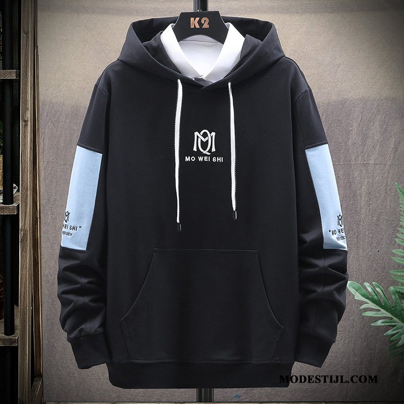 Heren Hoodies Sale Trend Mannen Herfst Losse Nieuw Wit