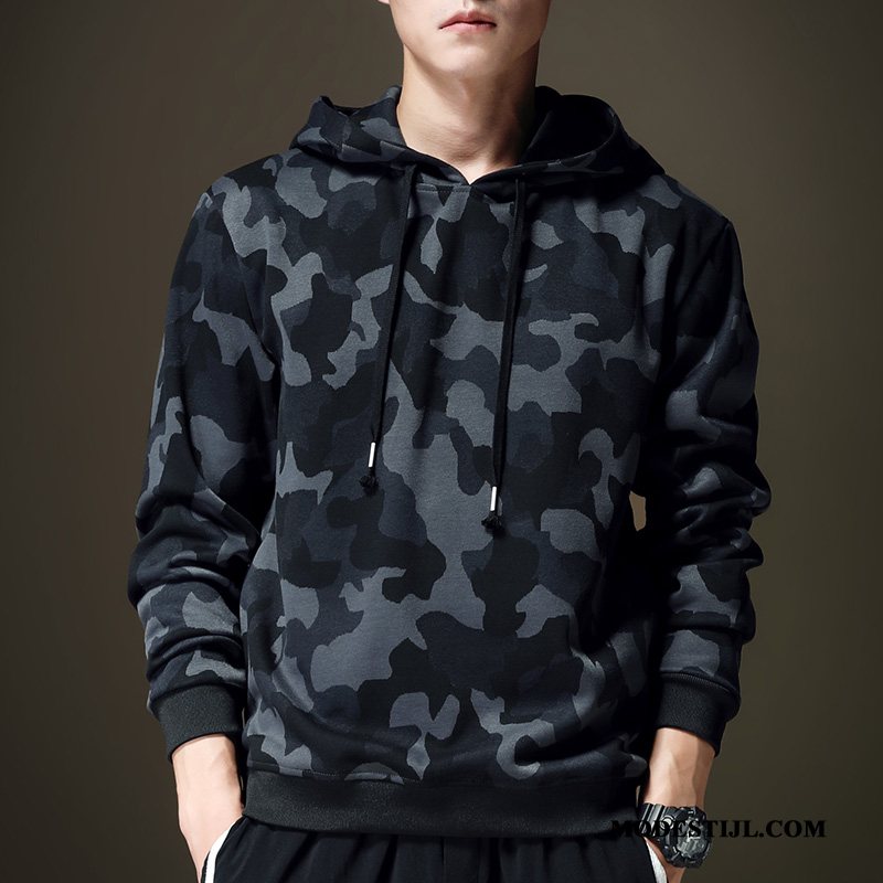 Heren Hoodies Winkel Sportkleding 2019 Nieuw Herfst Mannen Camouflage Groen