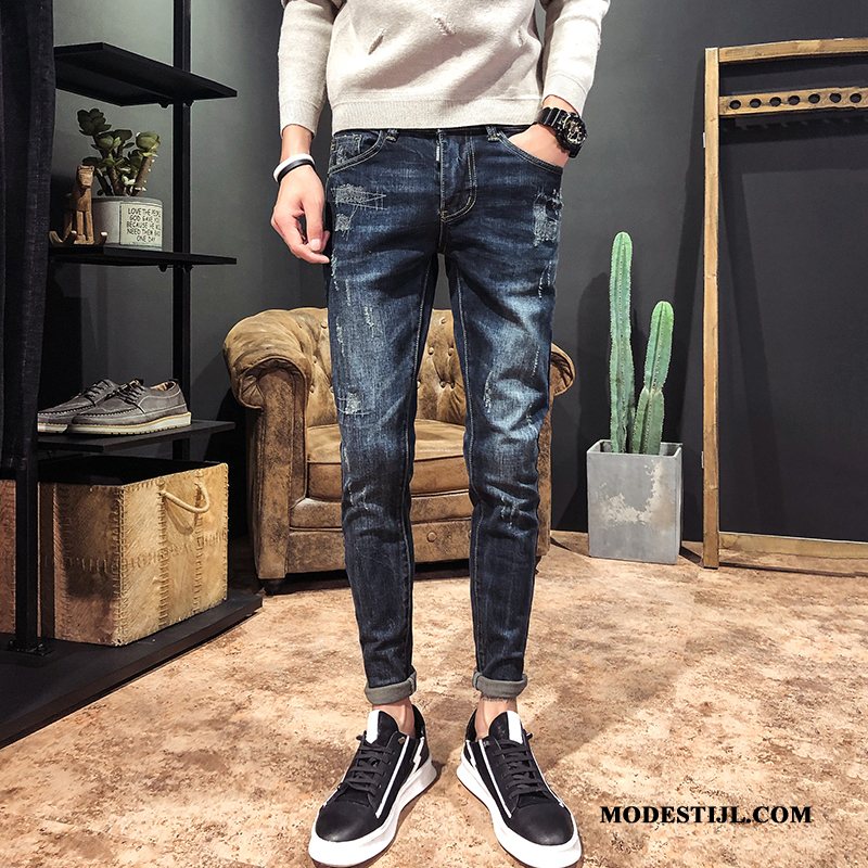 Heren Jeans Goedkoop Broek Nieuw Voorjaar Trend Mannen Zwart