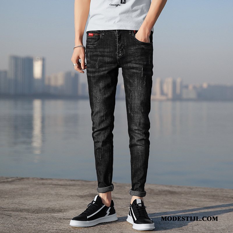 Heren Jeans Online Jeugd Trendy Merk Nieuw Spijkerbroek Jeans 2019 Grijs