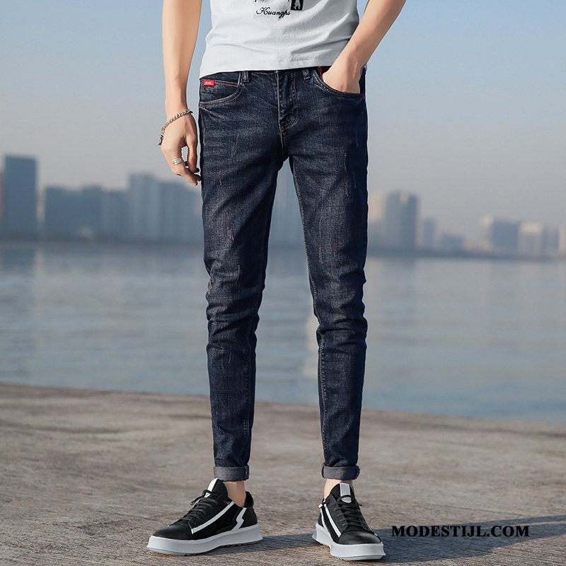 Heren Jeans Online Jeugd Trendy Merk Nieuw Spijkerbroek Jeans 2019 Grijs