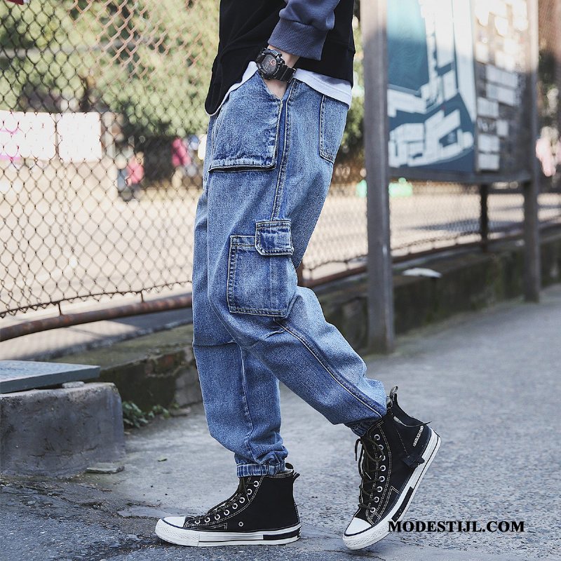 Heren Jeans Online Losse Mannen Broek 2019 Mini Zwart