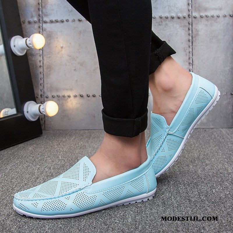 Heren Mocassins Korting Ademende Trend Casual Zomer Laag Wit