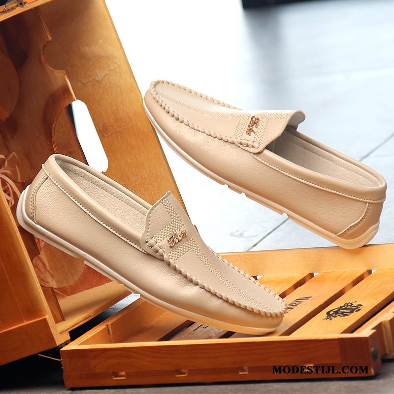 Heren Mocassins Korting Mannen Voorjaar Persoonlijk Alle Wedstrijden Casual Geel Wit