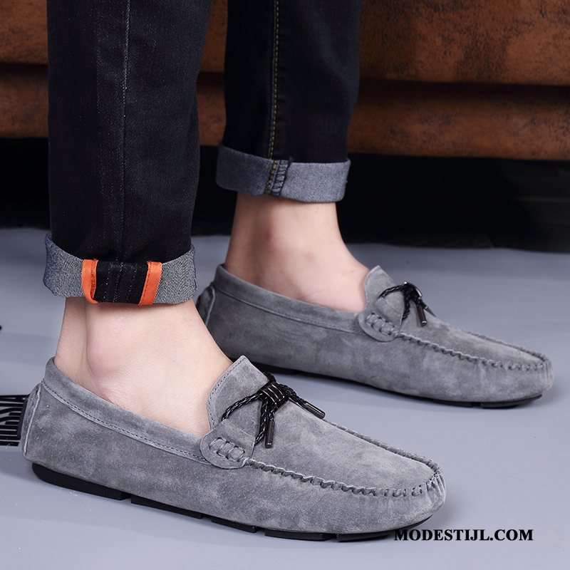 Heren Mocassins Online Trend Persoonlijk Bootschoenen Mannen Casual Rood