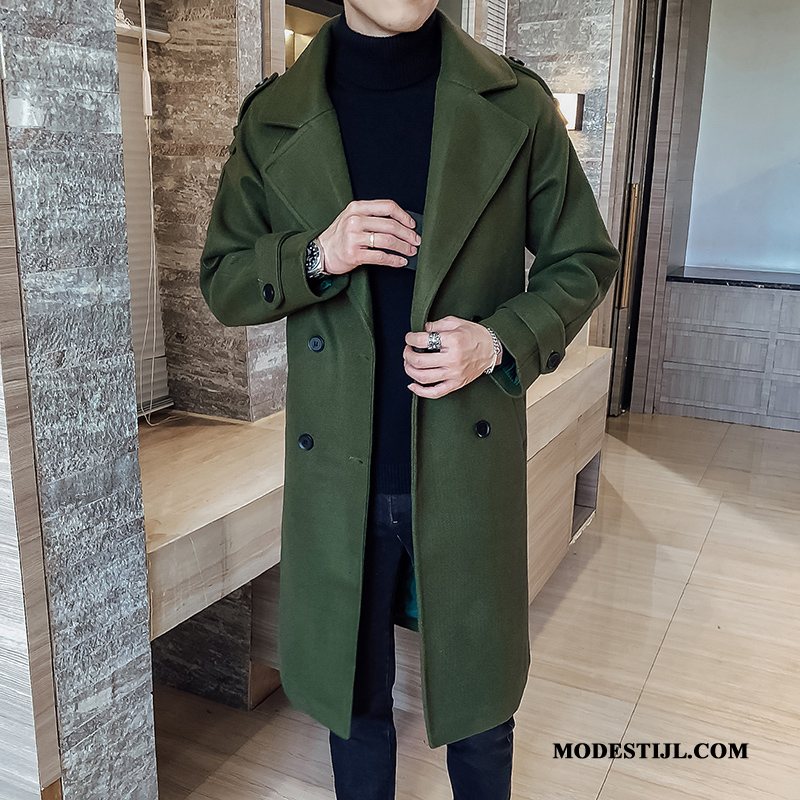 Heren Overjas Sale Dikke 2019 Herfst Trenchcoat Brits Rood